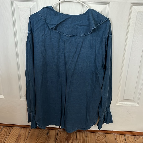 Free People Ruffle Top - Picture 2 of 4